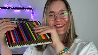 ASMR Drawing Your Pencil Portrait (pencil measuring, whispered, pencil against watercolor paper)