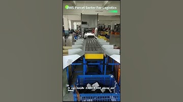 DWS Parcel Sorter For Logistics #parcelsorter #sortingchallenge #sortingmachine #parcelsorting