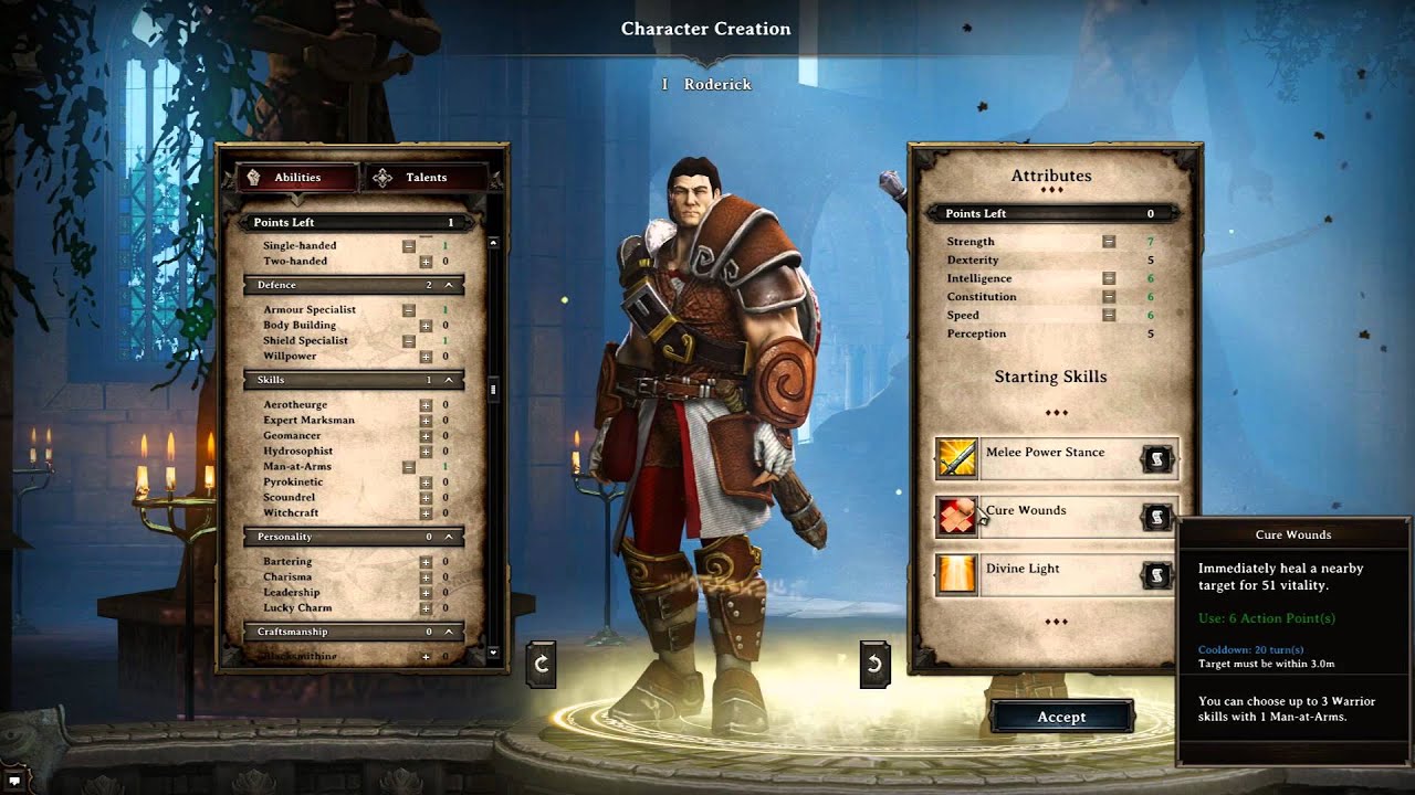 Divinity Original Sin A Detailed Look Character Creation Youtube