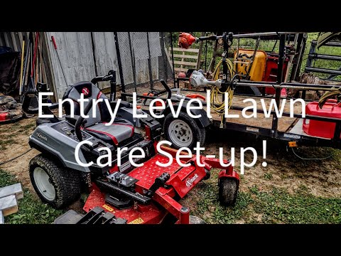 Lawn Care BASICS My entry level, bare bones beginner set up to start making money!Beginner Lawn care