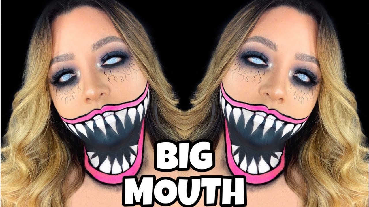 BIG MOUTH HALLOWEEN MAKEUP NIKK NITE 2019 YouTube