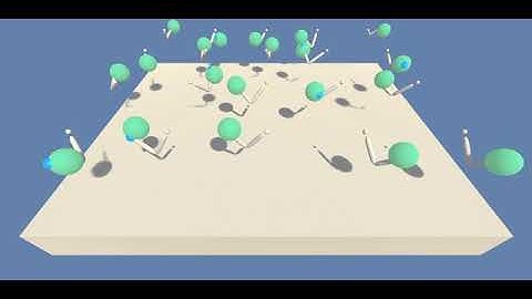 Unity Reacher 20 agents Reinforcement Learning