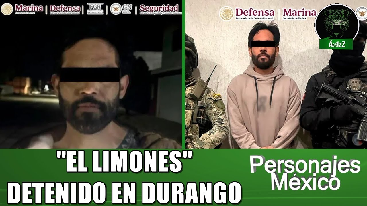 Detienen en Durango a 'El Limones', de los Cabrera Sarabia