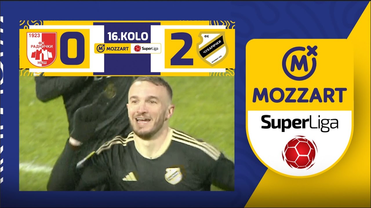 MOZZARTBET SUPERLIGA SRBIJE (15. kolo): Radnički Niš - Novi Pazar 0:1 /  10.11.2023. 