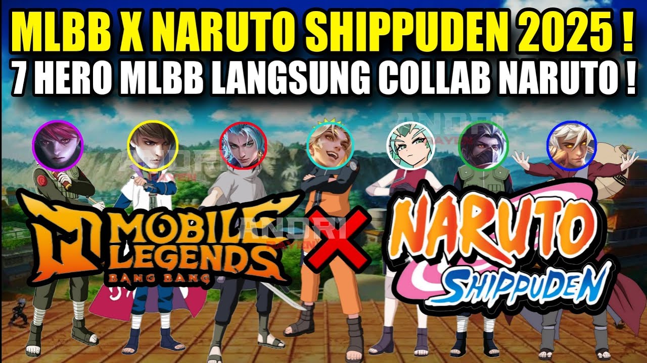 AKHIRNYA MLBB COLLAB SAMA NARUTO SHIPPUDEN BOCORAN SKIN MLBB X