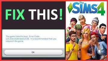 How To Fix The Sims 4 "Game Failed to Load" Error (2024) | How To Fix Error Code 123 In The Sims 4