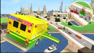 Flying Ambulance Rescue Simulator/ Ambulance Simulator/Android Games! screenshot 3