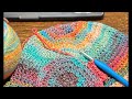 Crocheting a bucket hat