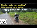 Starter motor not working? Solving motorcycle starting problems