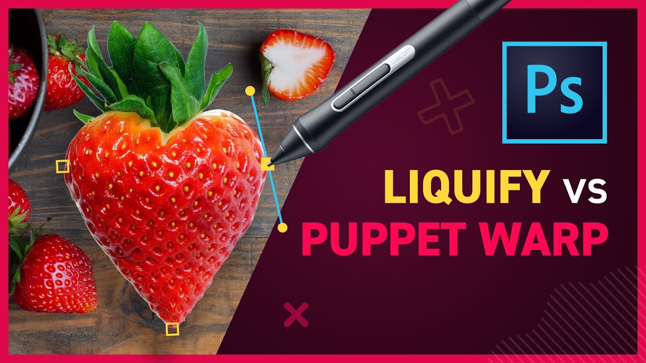 Puppet Warp vs Liquify Filter - Photoshop CC 2020