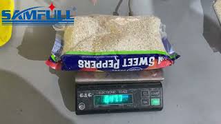 1kg 2kg 5kg rice gusset bag packaging machine