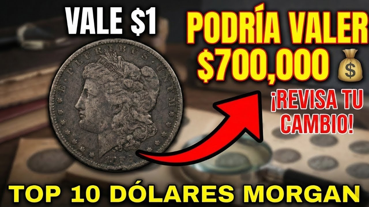 ¡Tus Monedas de Plata Podrían Valer $700,000! 💰 Top 10 Dólares Morgan Más Valiosos