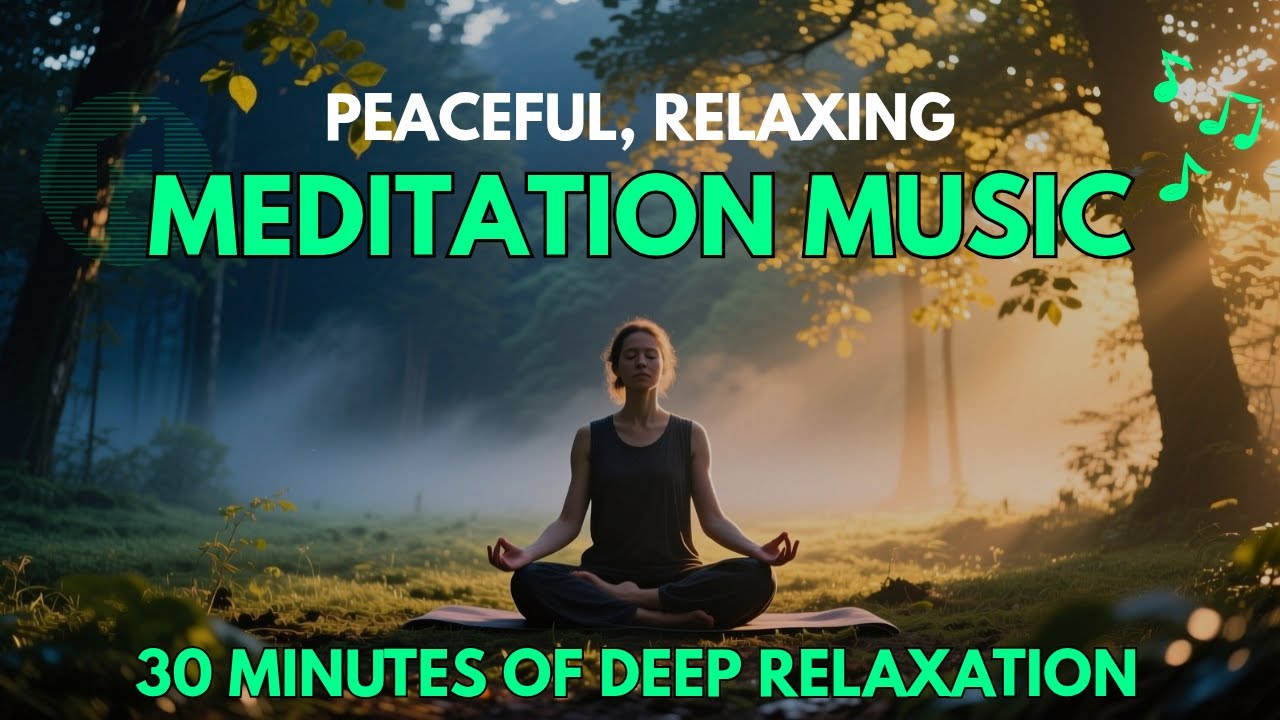 Meditation Music for Deep Relaxation, Peace & Focus | Stress Relief & Healing Sounds