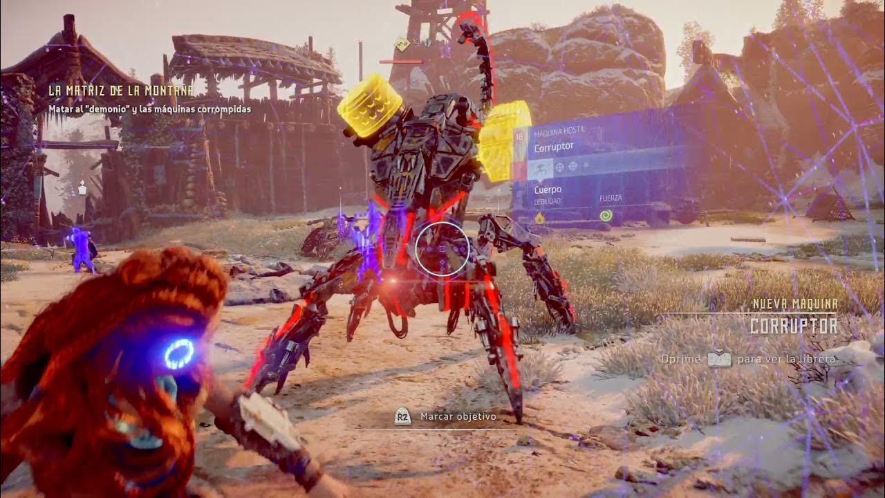 How To Defeat Corruptor Horizon Zero Dawn [Horizon Zero Dawn] - Primera Batalla contra un Corruptor - YouTube