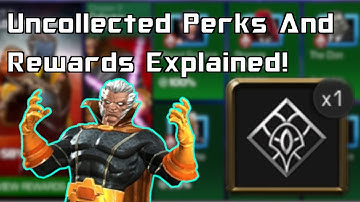 Uncollected Perks And Rewards Explained, October 2020!!! | MCOC