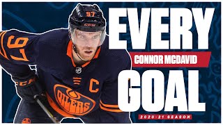 Every Connor McDavid Goal From The 2020-21 NHL Season