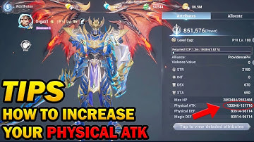 MU ORIGIN 3 ASIA - F2P TIPS & GUIDE FOR BEGINNERS | HOW TO INCREASE PHYSICAL ATTACK | MenchDrey