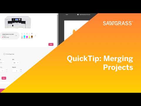 QuickTips Video Merging Projects - video from Sawgrass