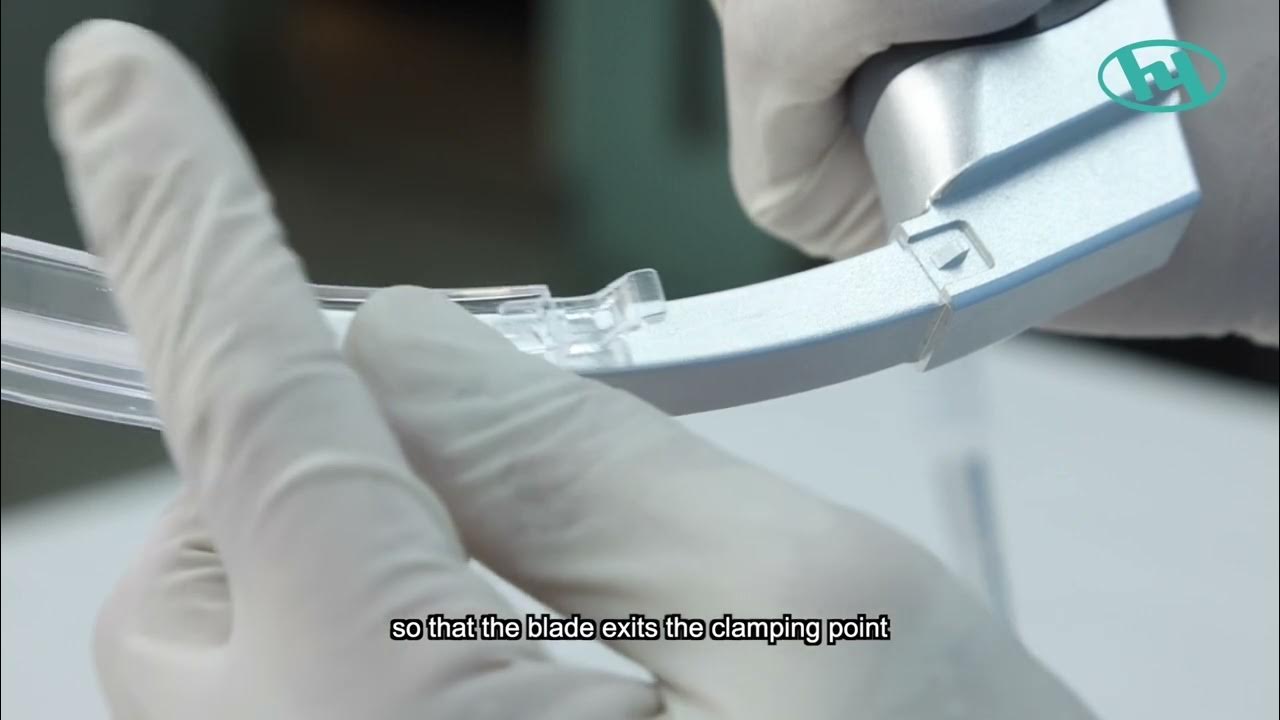 HYHJKP Disposable video laryngoscope user instruction YouTube