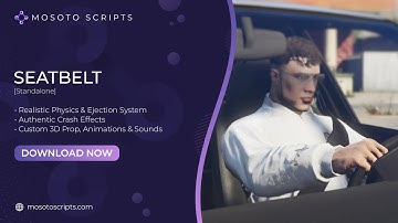 [FREE] Mosoto Seatbelt - Realistic Safety System for FiveM [Standalone]