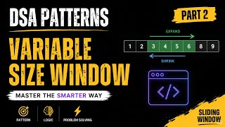 Variable Size Sliding Window Pattern in One Shot 🔥 | DSA Patterns Part 2 | LeetCode Interview Prep