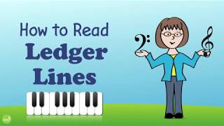 How to read music on ledger lines