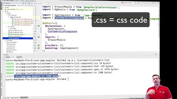 Angular7+ using REST API 2018 | S5P11 | First Component   CustomerListComponent