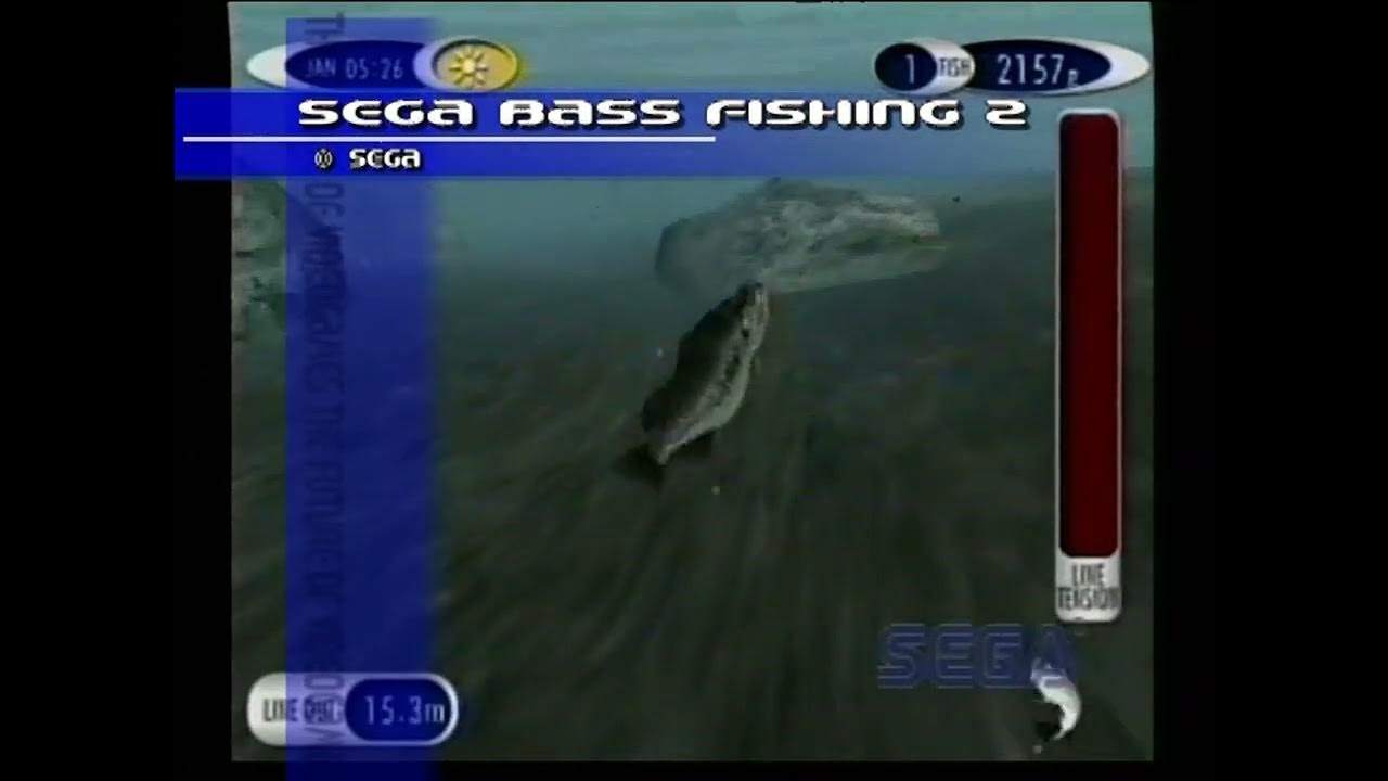 Sega Bass Fishing 2 (Dreamcast) - E3 2001 Trailer (DVD Rip) 4K60 Upscale 