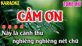 Cảm Ơn Karaoke Tone Nữ ( Bbm ) Lâm Organ