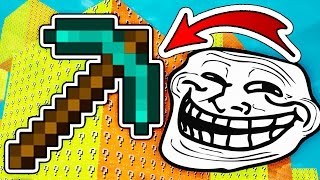 CUBÃO LUCKY BLOCK : TROLL DA PICARETA HACKER !! (MINECRAFT TROLL)