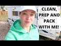 Camping Trailer De-Winterize, Clean and Pack!