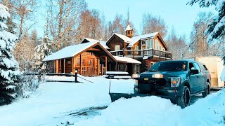 Alaska Homestead Vlog Moving Sheep For Breeding Air B&B Prep