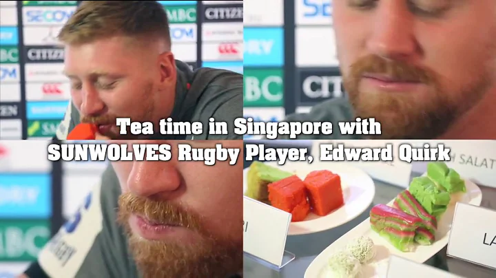 Edward Quirk Tries Singapore Kuehs