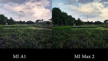 MI Max 2 vs MI A1 Camera comparison