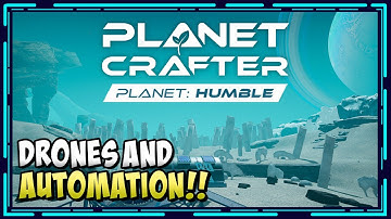 Unlocking Drones And Setting Up Automation!! | Planet Crafter Live Stream Gameplay