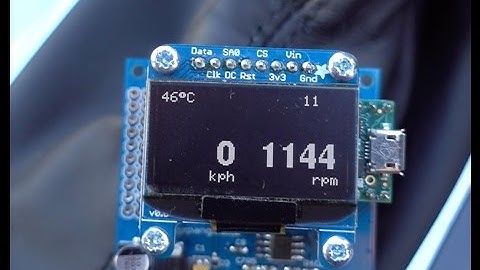 Teensy CAN Bus ECU Reader with OLED Display