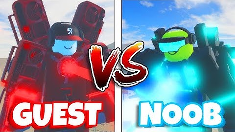 The ULTIMATE NOOB vs GUEST BATTLE! (Noob Experiment Battlefront)