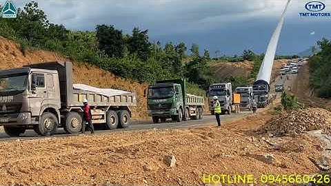 XE TMT THAM GIA VẬN CHUYỂN QUẠT ĐIỆN GIÓ | HOTLIEN : 0945 660 426