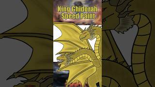 King Ghidorah #kaiju #speedpaint #kingghidorah #shorts