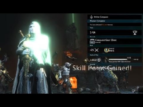 THE BEST BUILD IN SHADOW OF WAR THE NECROMANCER! - Used To Conquer The  Hardest Fortresses! 