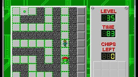 CCLP3 level 35 solution - 59 seconds