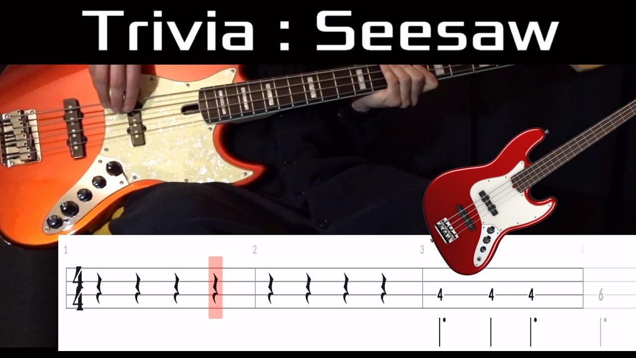 Trivia 轉: Seesaw (BTS) - (BASS ONLY) Bass Cover WITH TABS
