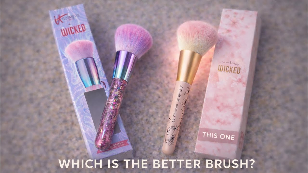 Wicked Blush Brush Comparison 🌸 r.e.m. vs IT Cosmetics (Winner