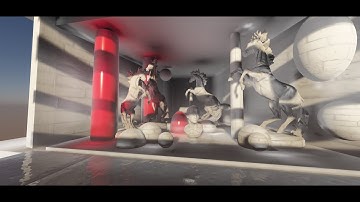 Lumina HDRP - Global illumination used with the HDRP screen space reflections & HDRP volumes FX