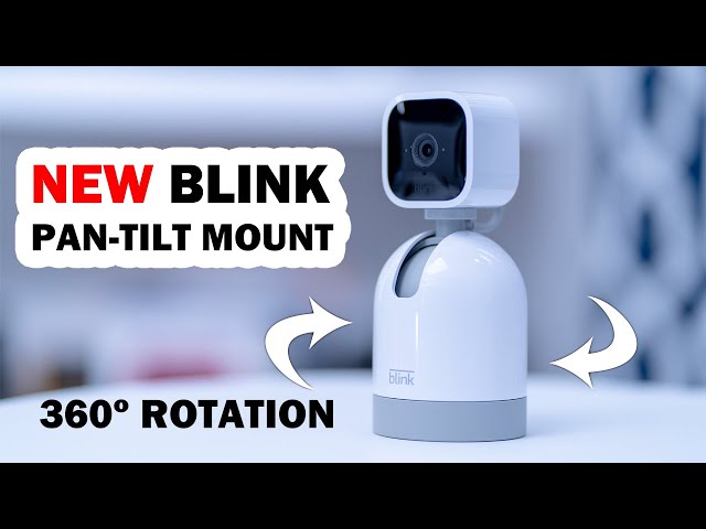 Blink Mini Pan-Tilt Mount | Rotating Mount Accessory for Mini Indoor Plug-In Smart Security Camera (Black)