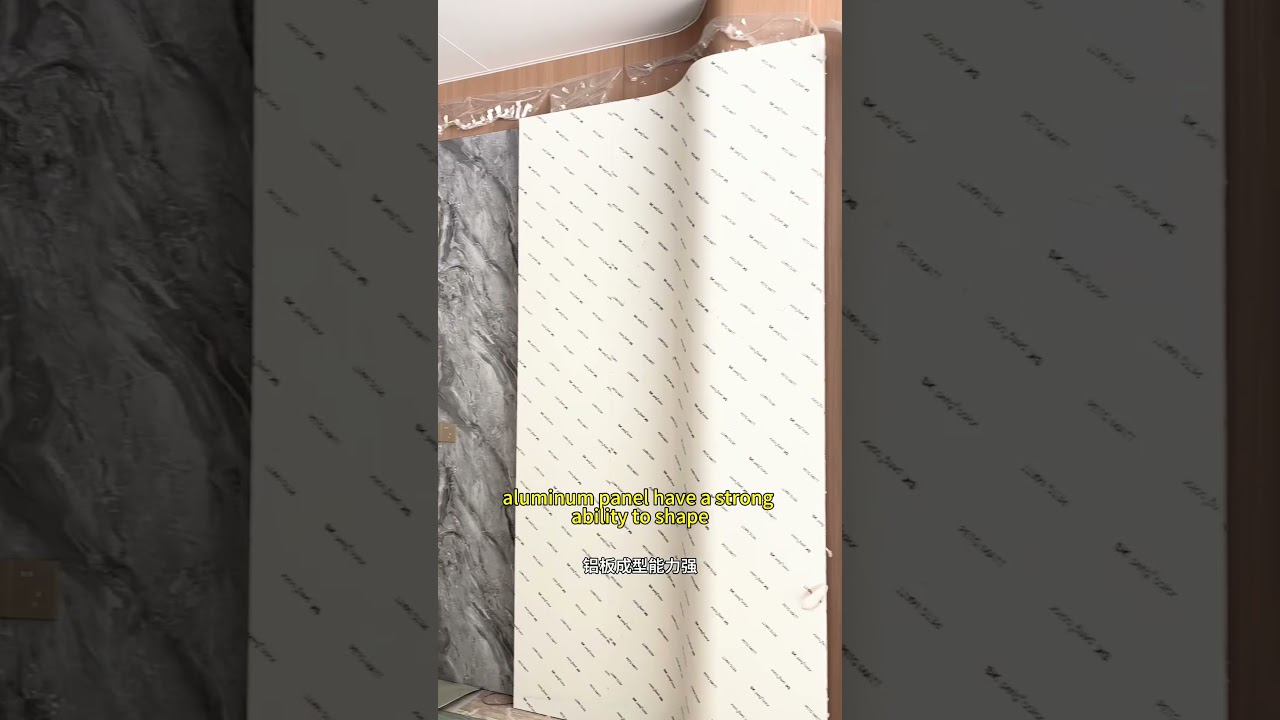 The aluminum wall panel installation can be directly blank installation.