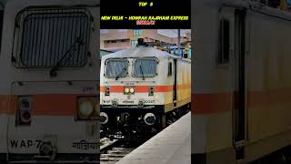 Top 10 fastest trains in India 🇮🇳 #knoweledgefacts #trending #viral #facts #indiantrains #india