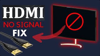 FIX HDMI CABLE NO SIGNAL ON PC MONITOR ?