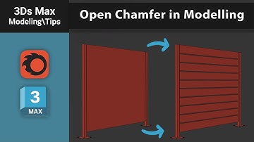 3ds Max Tip: Open Chamfer — Fast Modeling Technique!