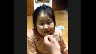 Korean Little Girl's Reaction When Her Tooth Gets Pulled Out technique